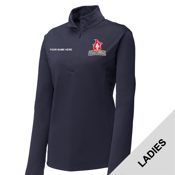 LST357 - EMB - OOTAE034 - Ladies 1/4 Zip Pullover Thumbnail